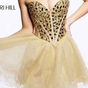 Gold Sherri Hill Dress
