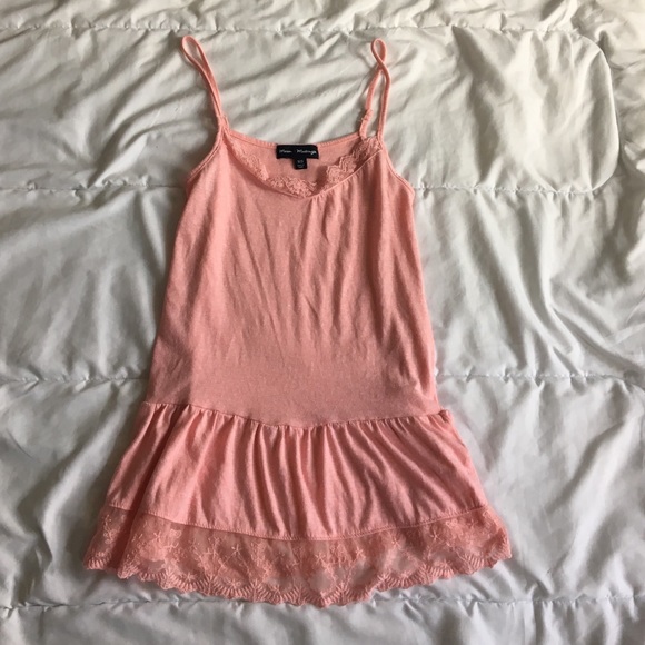 Thin coral tank top