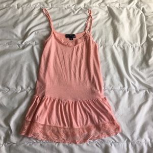 Thin coral tank top
