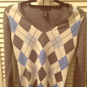 Argyle Lightweight Sweater