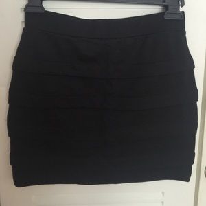 Black pencil skirt