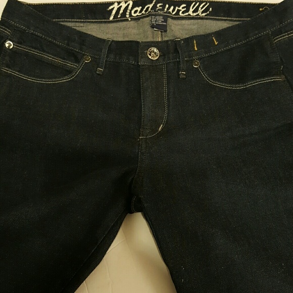 Madewell skinny low blue dark rinse 29x32 jeans