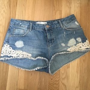 Zara jean shorts
