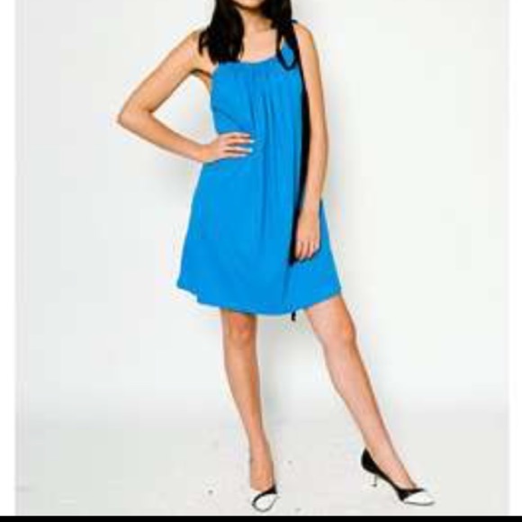 American Apparel Sky Blue Le Sac Dress