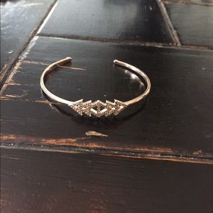 Stella & Dot Pave Triangle Cuff - Rose Gold