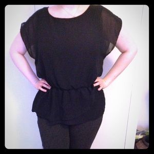 Black Bobeau Blouse