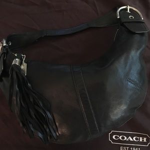 Coach Small Black Soho Hobo Handbag