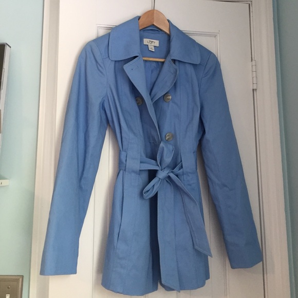 Ann Taylor Loft Light Blue Jacket