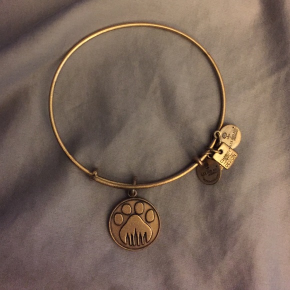 Alex & Ani Paw Print Charm Bracelet