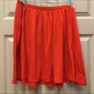 Tangerine Old Navy Skater Skirt