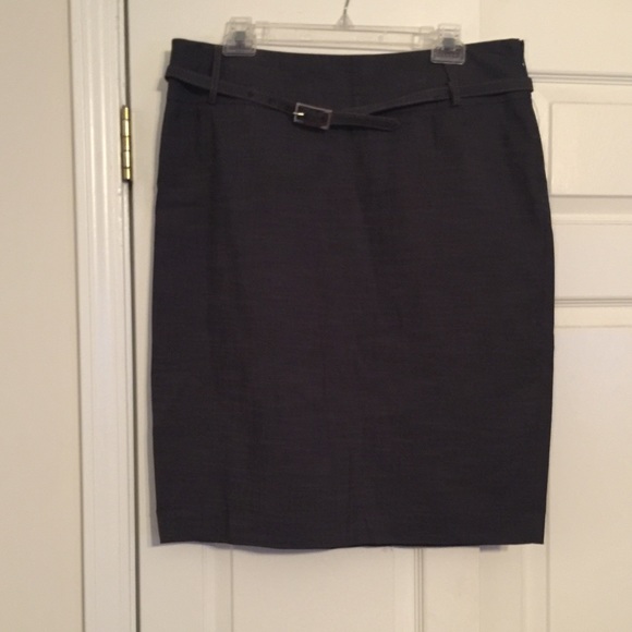 Short Blue Skirt with matching belt