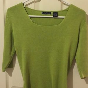 Bentley Arbuckle Spring Green Knit Top / Sweater