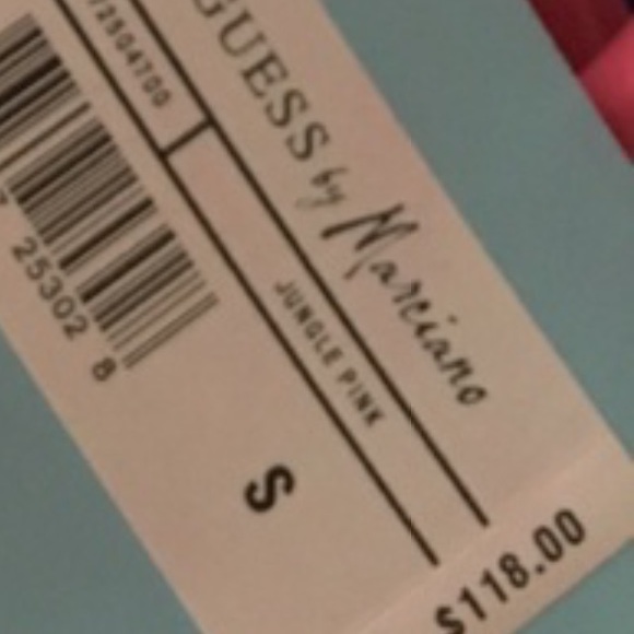 MARCIANO BY GUESS Sexy Jungle Pink Corset Dress - Picture 4 of 5