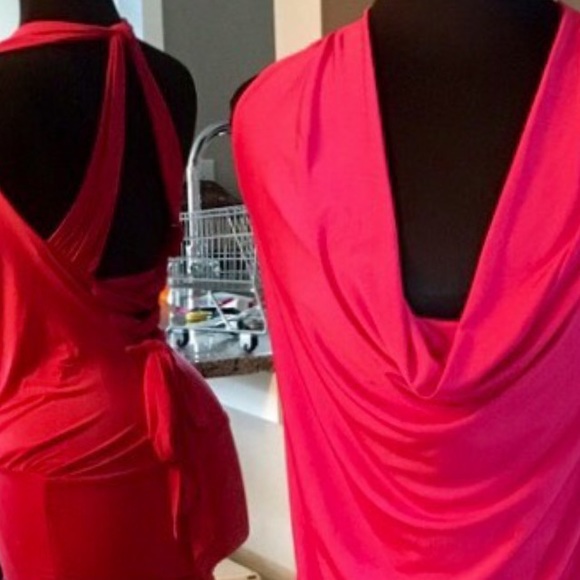 MARCIANO BY GUESS Sexy Jungle Pink Corset Dress - Picture 3 of 5