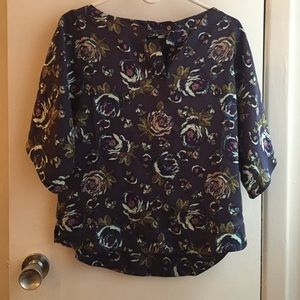 SUNO Boxy Floral Blouse Sz XS