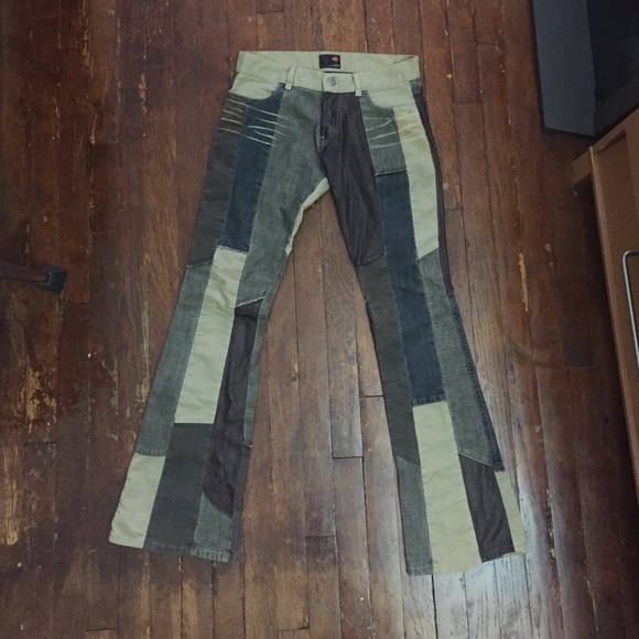 Energie(misssixty)CorduroyPant patch denim,leather
