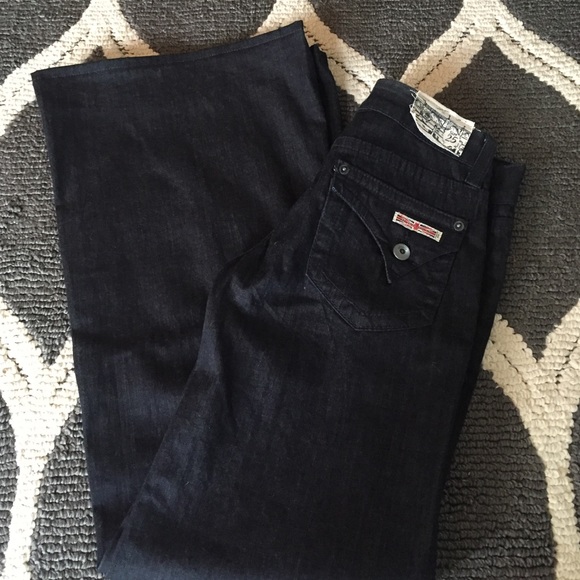 Hudson wide leg jeans