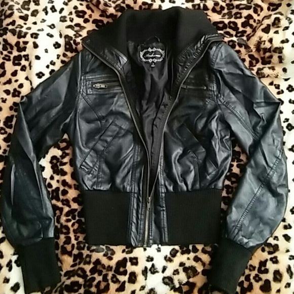 Faux Leather Jacket
