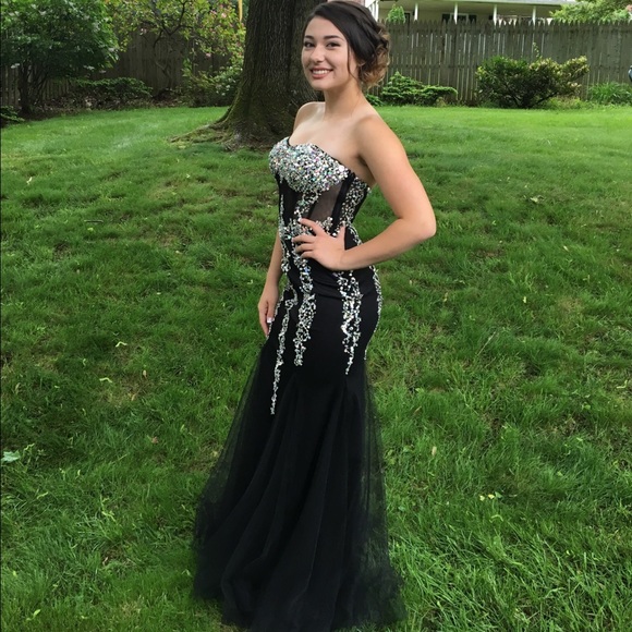 ⚡️Final Price⚡️Black Sequin Gown