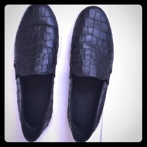 Vince Leather Slip-On Sneaker