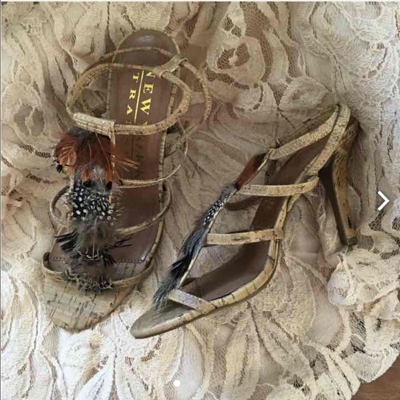 Feather shoes