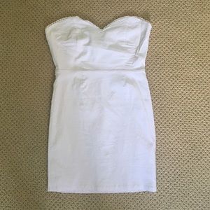 NWOT White Strapless NastyGal Dress!