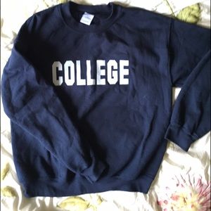 Iconic Animal House "COLLEGE" sweatshirt