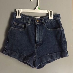 AMERICAN APPAREL DENIM SHORTS