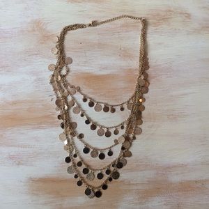 Gold layered necklace