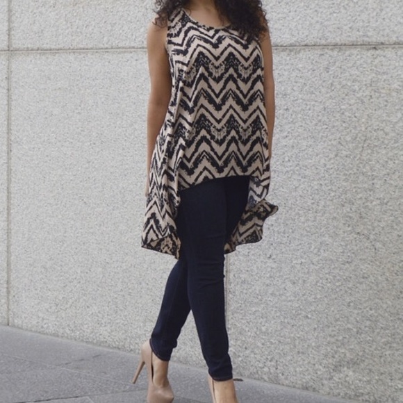 NWT Plus size sleeveless High Low Hem - Picture 3 of 4