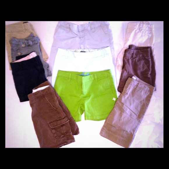 (10) Pair of Shorts, Size 2 - Size 5.