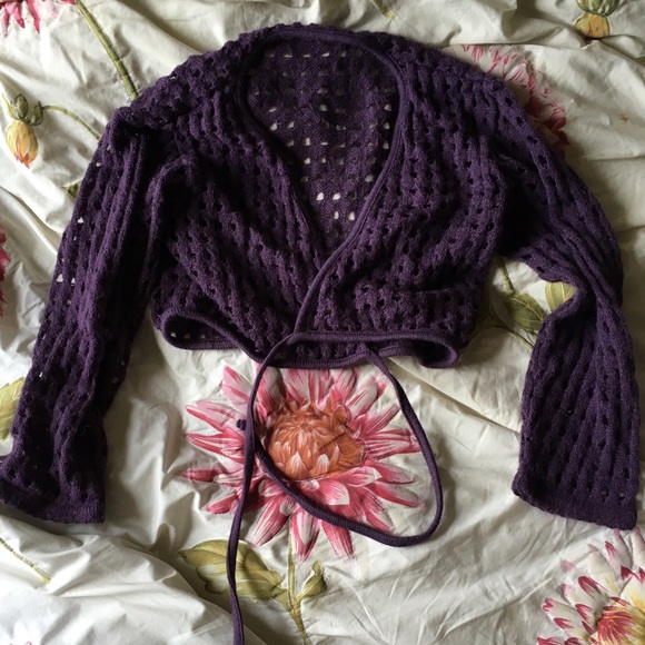Plum sweater: originally dance attire