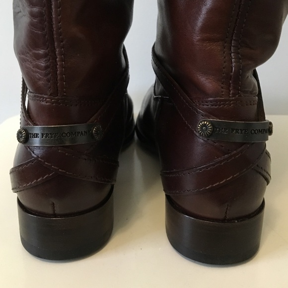 FRYE Lindsay Plate Leather Boots! - Picture 3 of 4