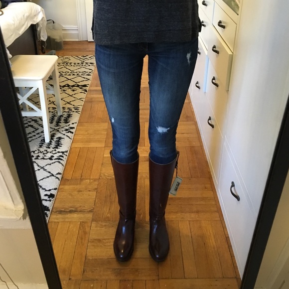 FRYE Lindsay Plate Leather Boots! - Picture 4 of 4