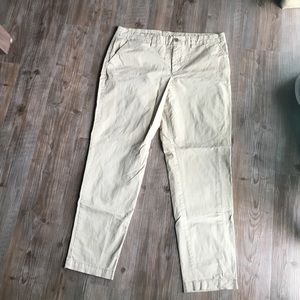 Broken Straight Khakis- Gap