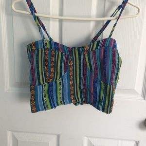 Pattern crop top