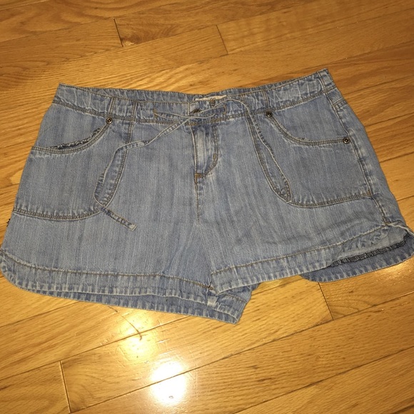 Denim shorts SO. " wear it declare it "
