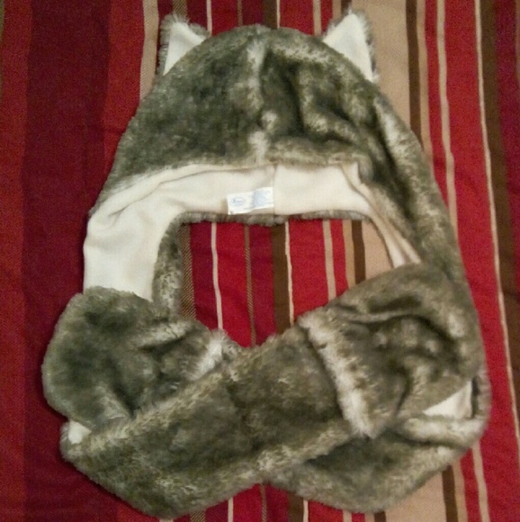 Gray Wolf Hood/Hat