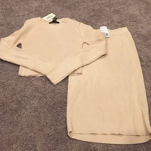Forever 21 shirt and skirt set