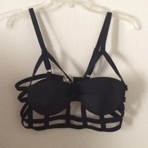 Cage Bra swimsuit or crop top