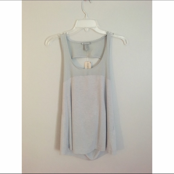 Yoga tank top w/ open back