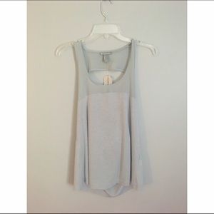 Yoga tank top w/ open back