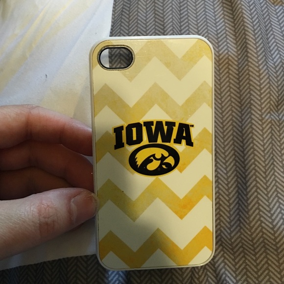 Chevron Iowa Hawkeye iPhone 4 hard cover case
