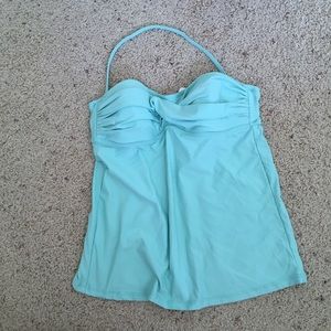 Tankini top from Jcrew seafoam green color