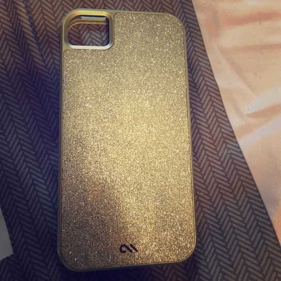 Silver glitter iPhone 4 hard cover case