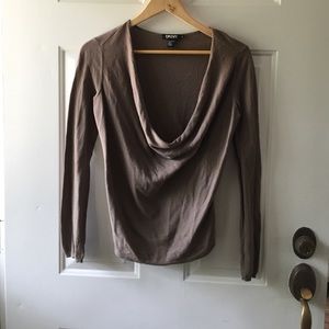 DKNY scoop neck sweater