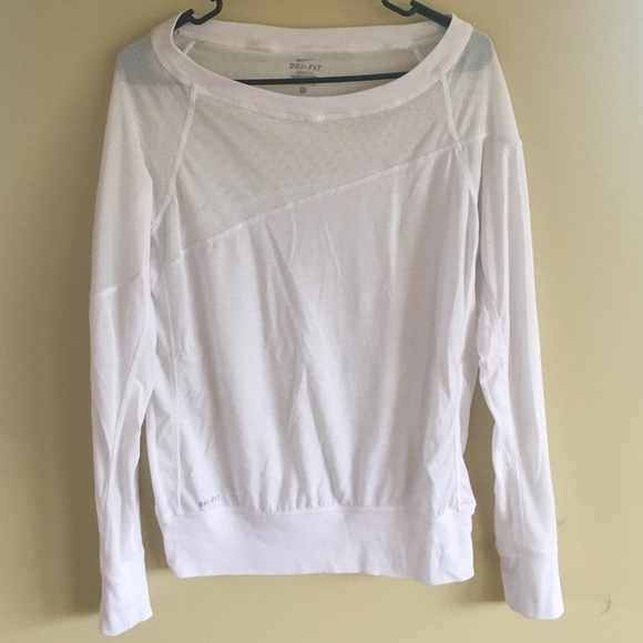 Nike lightweight long sleeve with mesh