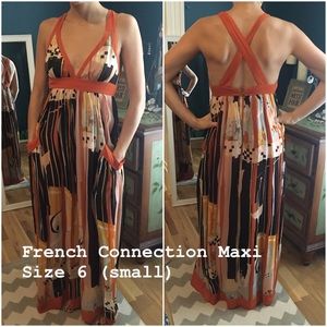 French Connection Maxi Dress, Sz Small