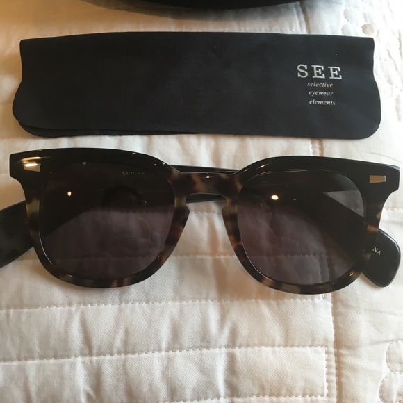 ❌SOLD❌ SEE Eyewear 1963 Tortoise Sunglasses - Picture 2 of 4