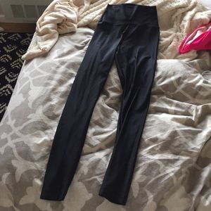 High waisted shiny American apparel leggings